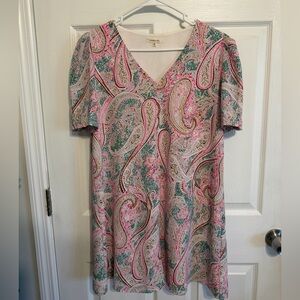 JODIFL Women's Paisley Dress S NWOT